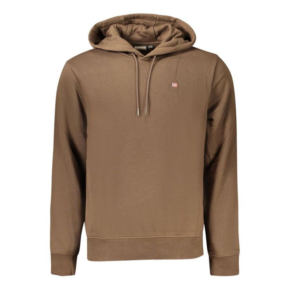 Napapijri Brown Cotton Men's Men's Sweatshirt